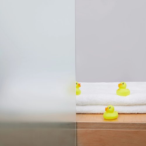 Штора на ванну Qtap Gemini WHI401114RP4 скло Pear 4 мм, 110x140 см