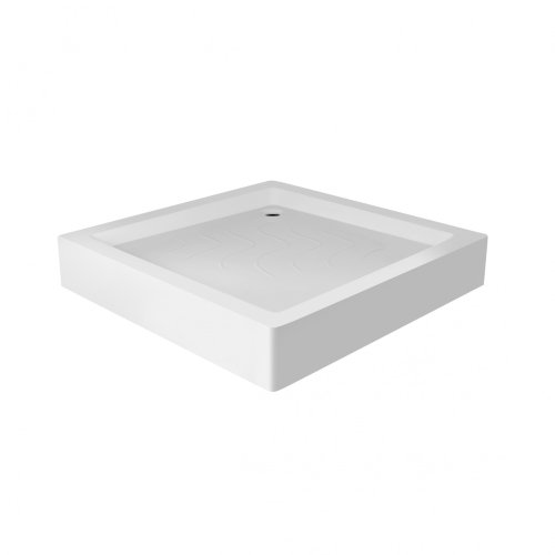 Набор Lidz душевая кабина Wiezak SC90x90.SAT.LOW.L, стекло Linie 4 мм + поддон Mazur