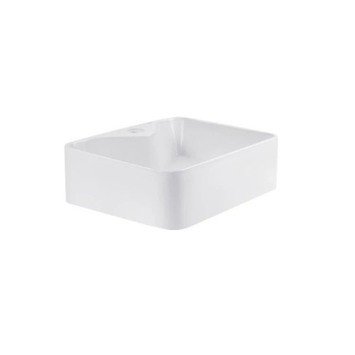 Умивальник Qtap Crow 400х300х140 White з донним клапаном QT05117040JW