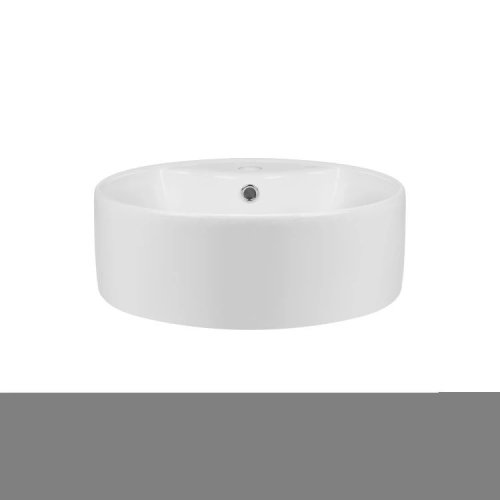 Умивальник Qtap Scorpio 460х460х155 White з донним клапаном QT14117046LW