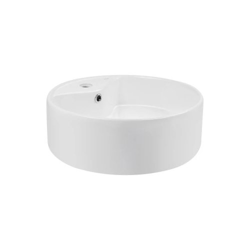 Умивальник Qtap Scorpio 460х460х155 White з донним клапаном QT14117046LW