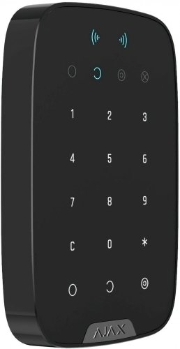 Беспроводная сенсорная клавиатура Ajax Keypad Plus черная