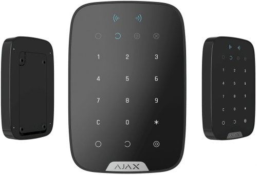 Беспроводная сенсорная клавиатура Ajax Keypad Plus черная