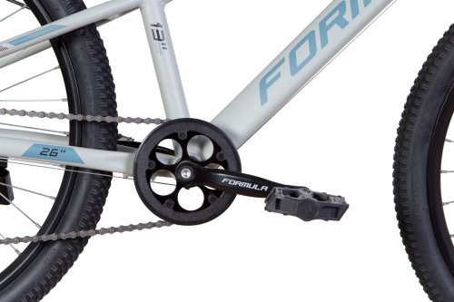 Велосипед AL 26" Formula BLACKWOOD DD рама-13" серо-синий (м) 2022