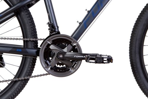 Велосипед AL 26" Formula MOTION AM DD рама-13" темно-серый с синим (м) 2022