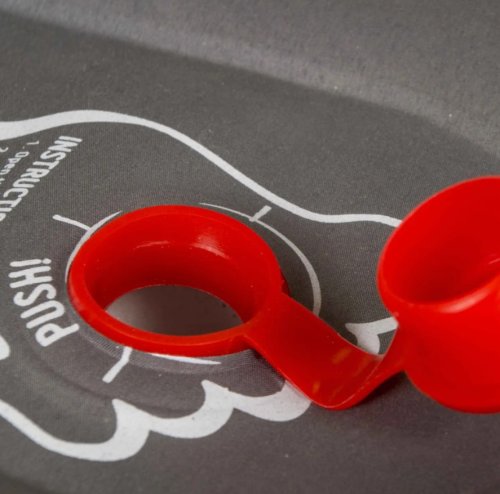 Килимок надувний Bo-Camp Box Grey/Red (3106650)