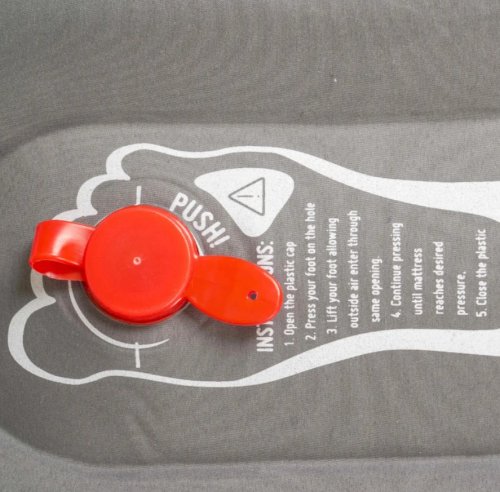 Килимок надувний Bo-Camp Box Grey/Red (3106650)