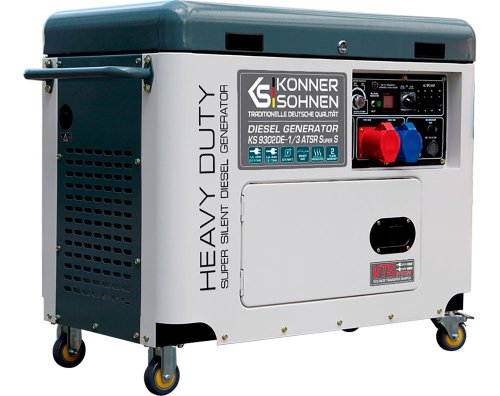 Дизельний генератор Konner&Sohnen KS 9302DE-1/3 ATSR SUPER S