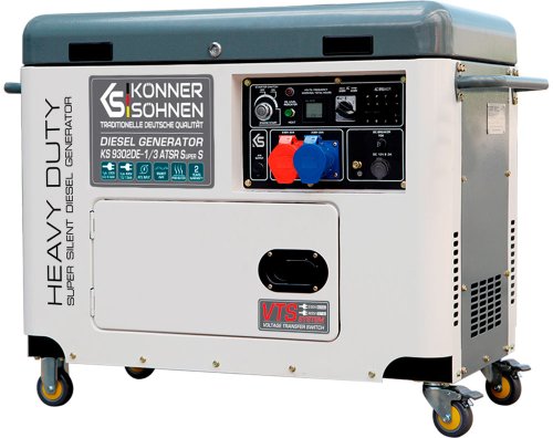 Дизельний генератор Konner&Sohnen KS 9302DE-1/3 ATSR SUPER S