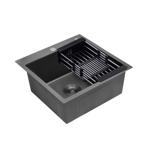 Кухонная мойка Kroner (KRP) PVD Schwarze-5050HM CV022793