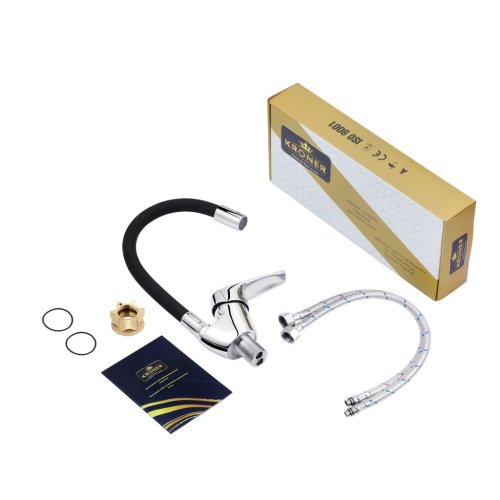 Смеситель для кухни Kroner (KRM) Odra-C032BLK CV021167