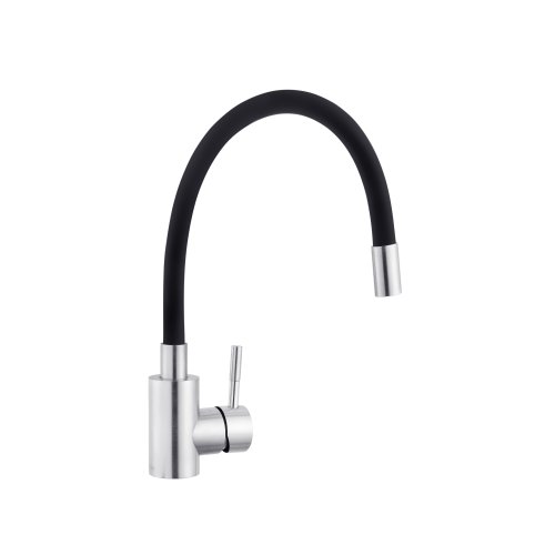 Смеситель для кухни Kroner (KRP) Edelstahl Klassisch-ESG035BLK CV024353