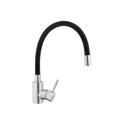 Смеситель для кухни Kroner (KRP) Edelstahl Klassisch-ESG035BLK CV024353