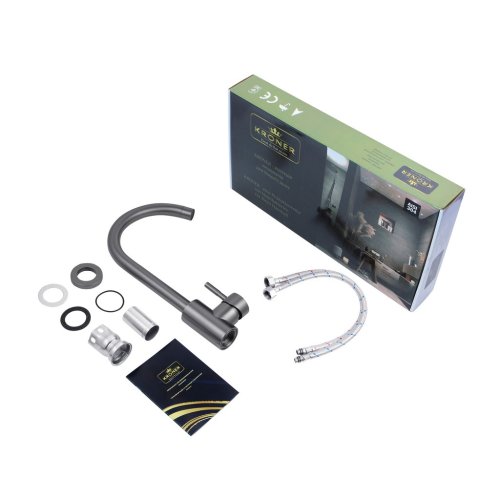 Смеситель для кухни Kroner (KRP) Edelstahl Klassisch-SCH035PVD CV024351