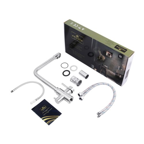 Смеситель для кухни с подключением к фильтру Kroner (KRP) Edelstahl Klassisch-ESG038 CV022992