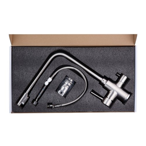 Смеситель для кухни с подключением к фильтру Kroner (KRP) Edelstahl Klassisch-ESG038 CV022992