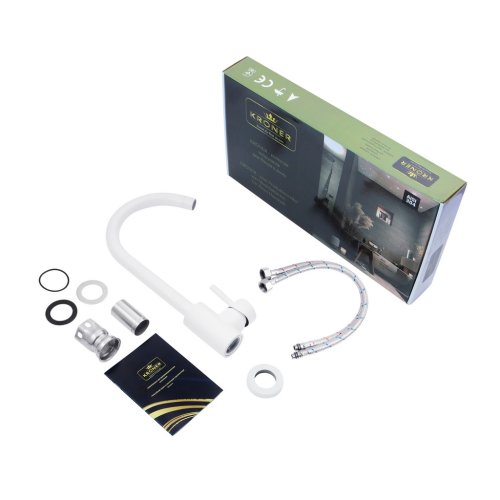 Смеситель для кухни Kroner (KRP) Edelstahl Komposit-GRA035 CV027436