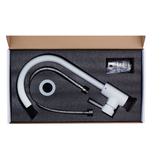 Смеситель для кухни Kroner (KRP) Edelstahl Komposit-GRA035 CV027436