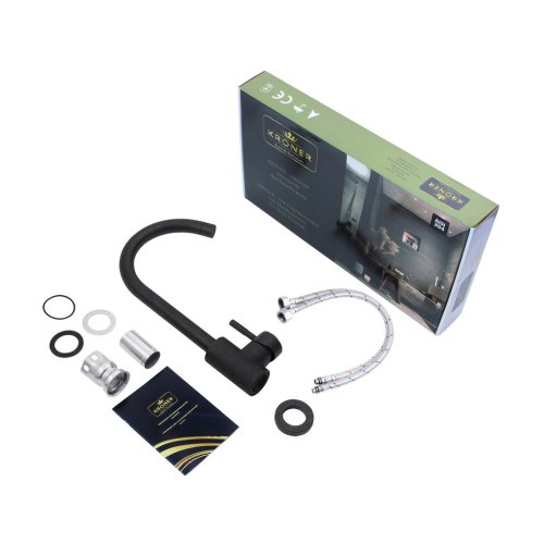 Змішувач для кухні Kroner (KRP) Edelstahl Komposit-SCH035 CV027437