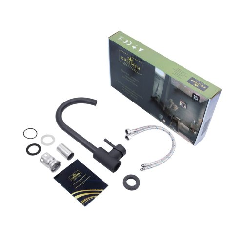 Смеситель для кухни Kroner (KRP) Edelstahl Komposit-GRB035 CV027438