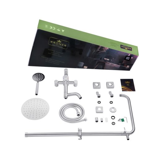 Душевая система Kroner (KRP) Edelstahl Klassisch-ESG063 CV022977