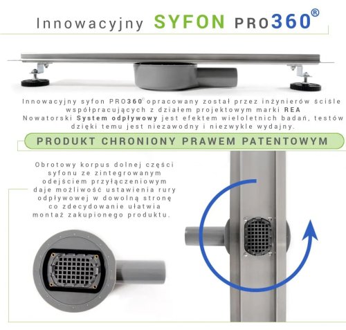 Душевой канал 70 см REA NEO & PURE PRO REA-G0901