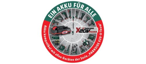 Акумуляторна газонокосарка Parkside PRMA 20-Li A1 (без АКБ)