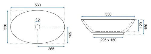 Умывальник REA PAMELA REA-U4603