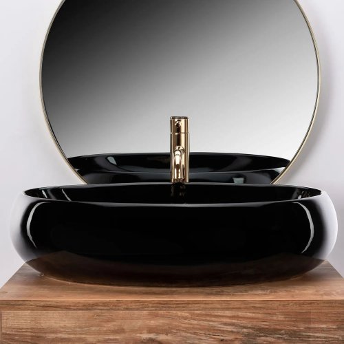 Умывальник REA MELANIA BLACK REA-U0470