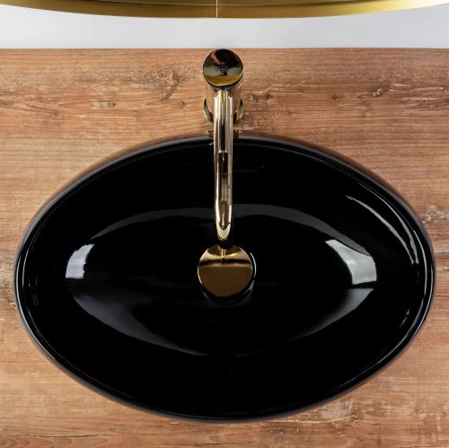 Умывальник REA LINDA BLACK REA-U8523