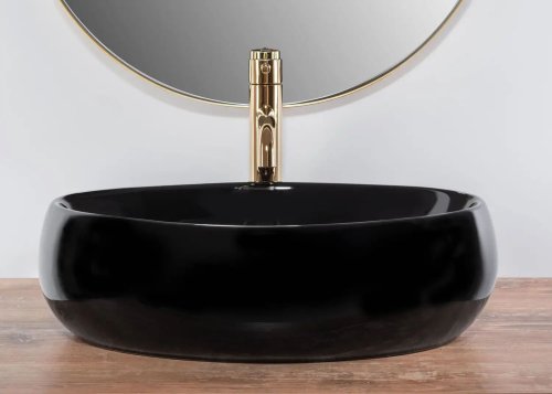 Умывальник REA LINDA BLACK REA-U8523