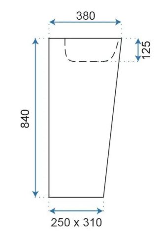 Умывальник REA DARIA REA-U9900