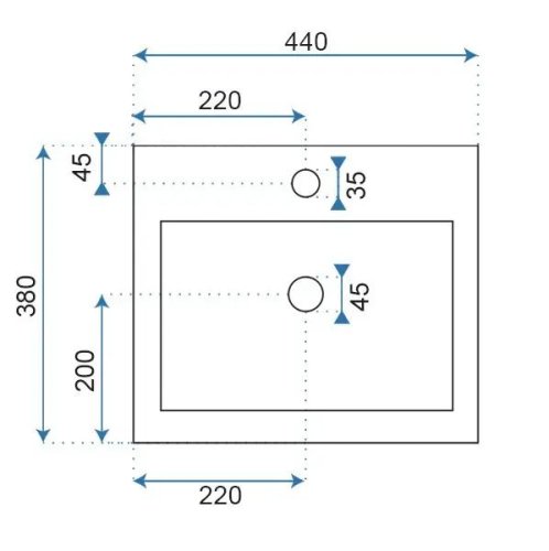 Умывальник REA DARIA REA-U9900