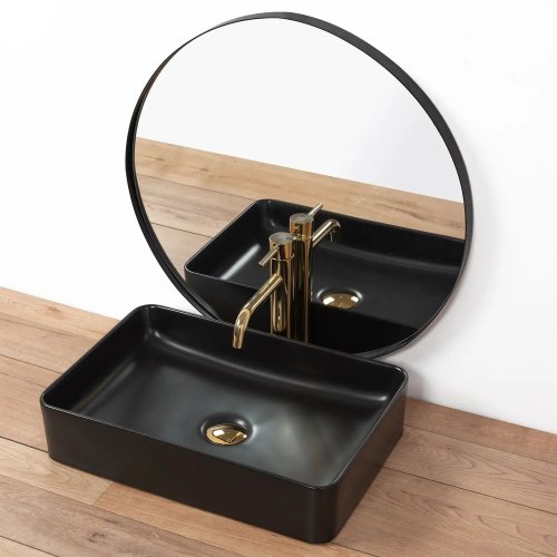 Умывальник REA AVIA BLACK MAT REA-U0843