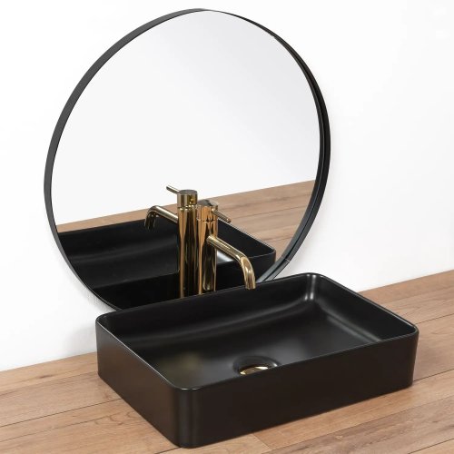 Умывальник REA AVIA BLACK MAT REA-U0843