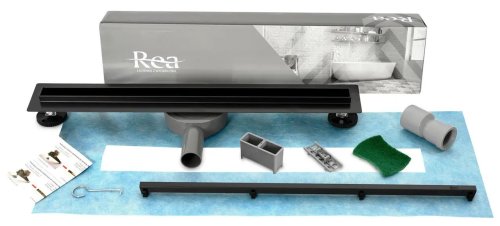 Трап для душа REA NEO SLIM PRO BLACK 80 см REA-G8902