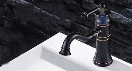 Смеситель для умывальника REA VINTAGE OLD BLACK REA-B0226