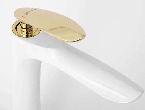 Смеситель для умывальника REA ORBIT WHITE GOLD REA-B2052