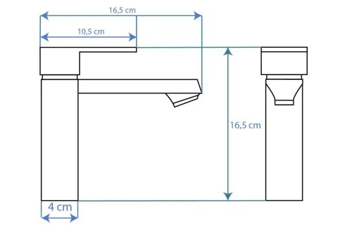 Смеситель для умывальника REA MAYSON L.GOLD REA-B5101