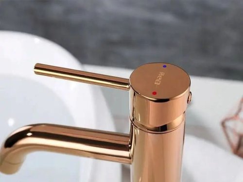 Смеситель для умывальника REA LUNGO ROSE GOLD REA-B6321