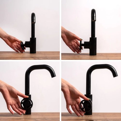 Смеситель для кухни REA VERTIGO SIDE BLACK REA-B8767