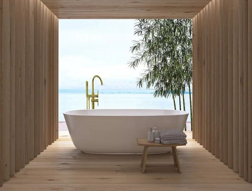 Смеситель для ванны REA ORTIS L. GOLD REA-B7430