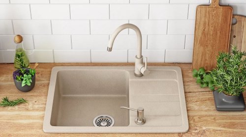 Кухонная мойка REA NILS BEIGE ZLE-00102