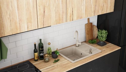 Кухонная мойка REA NILS BEIGE ZLE-00102