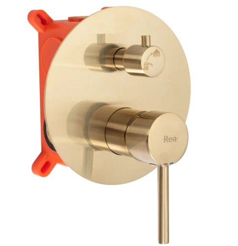 Душевая система REA LUNGO GOLD MATT + BOX REA-P4160