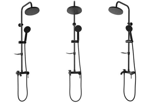 Душевая система REA LUIS BLACK REA-P7005