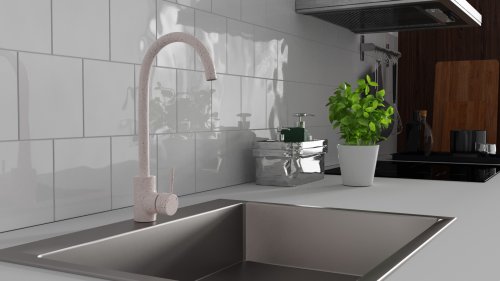 Смеситель для кухни Kroner KRP Edelstahl Klassisch-WEI035 CV023007