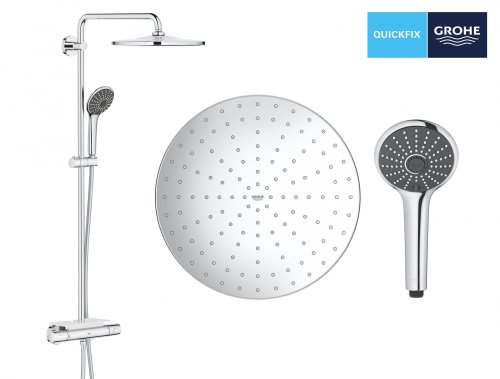 Душевая система с термостатом Grohe QuickFix Vitalio Joy 310 26401001