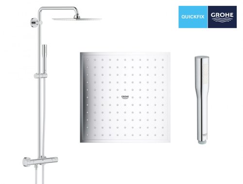 Душова система з термостатом Grohe QuickFix Vitalio Joy System 230 26365000
