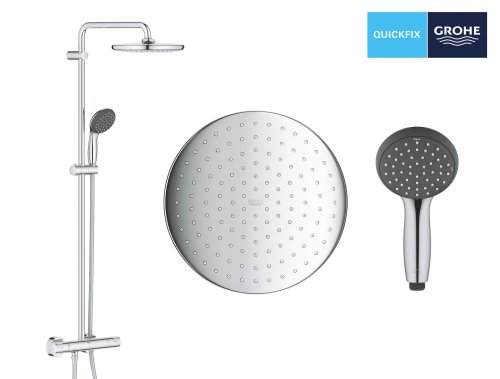 Душевая система с термостатом Grohe QuickFix Vitalio Start System 250 26816000
